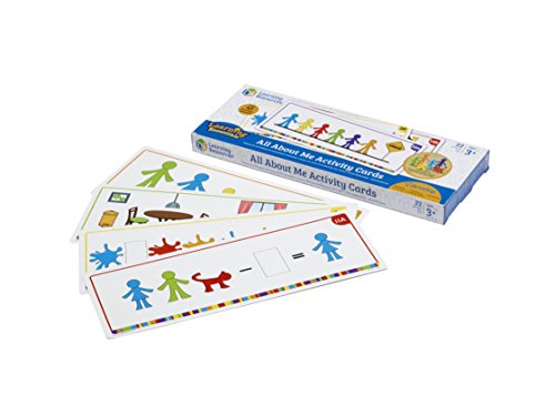 Learning Resources- Tarjetas de Actividades para Las Figuras de la Familia All About, Color (LSP3377-UK) , color, modelo surtido