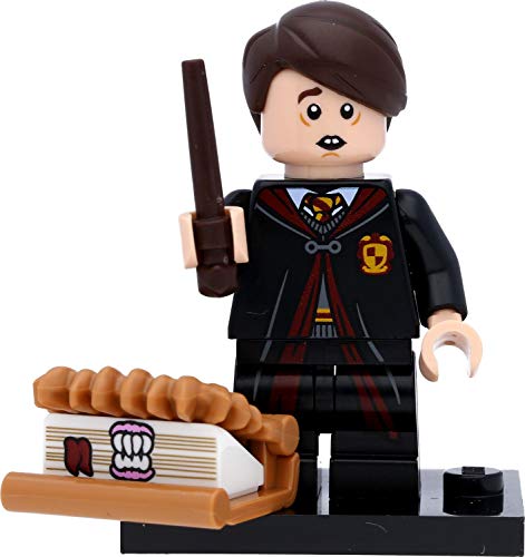 LEGO 71028 Harry Potter - Minifigura en caja de regalo #16 Neville Longbottom con el libro de los monstruos