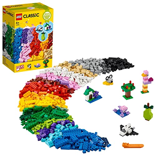 LEGO Ideas Classic Creative Building Bricks Box Set 11016: 1200 piezas: 4 años en adelante