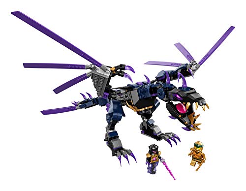 LEGO NINJAGO Legacy Overlord Dragon 71742 Kit de construcción de juego Ninja con juguete de dragón Posable, nuevo 2021 (372 piezas)