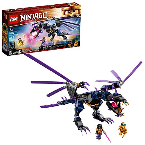 LEGO NINJAGO Legacy Overlord Dragon 71742 Kit de construcción de juego Ninja con juguete de dragón Posable, nuevo 2021 (372 piezas)