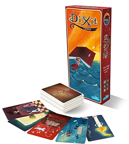 Libellud | Dixit – Expansión: Quest (EEdición 2022) | Juego de Comunicación | Edad 8+ | 3 a 6 Jugadores | Tiempo de Parte: 30 Min