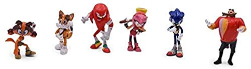 Lifelike Sonic 6 Stück / Set Puppe Anime Figur Spielzeug. Generación Boom Selten Dr. Eggman Schatten PVC Spielzeug Für Kinder Charaktere Geschenk 4-7 cm