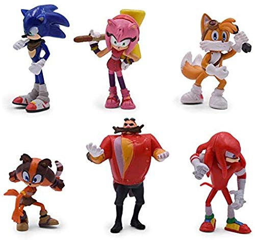 Lifelike Sonic 6 Stück / Set Puppe Anime Figur Spielzeug. Generación Boom Selten Dr. Eggman Schatten PVC Spielzeug Für Kinder Charaktere Geschenk 4-7 cm