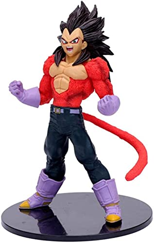 Lifelike ymdmds Anime-Skulptur Sammler Non-Taste Fun Super 4 Vegeta Saiyan Boxed Modell-Verzierungen 16cm