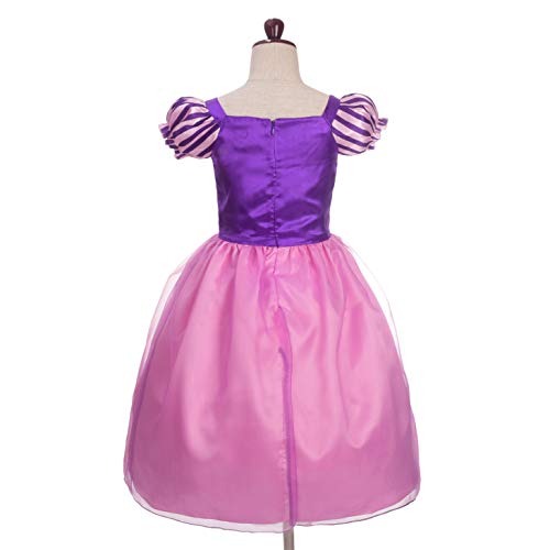 Lito Angels Disfraz de Princesa Rapunzel Vestido para Niña, Talla 13-14 años, Morada