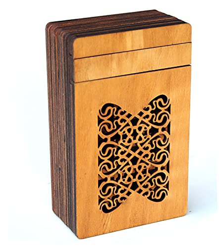Logica Juegos Art. Caja de' Médici - Rompecabezas de Madera - Caja Secreta - Dificultad 5/6 Increíble - Colección Leonardo da Vinci