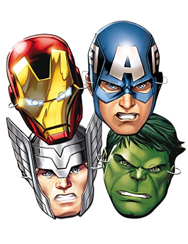 Los Vengadores - 6 caretas superheroes, bolsa (Verbetena 014300065)