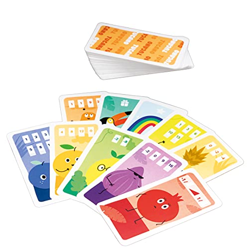 Ludilo - Tucano, Juego Educativo, Juegos De Cartas para Niños 6 Años O Más, Juegos De Mesa Familiares 2-4 Jugadores, 15 Minutos, Juego De Viaje, Regalos para Niños