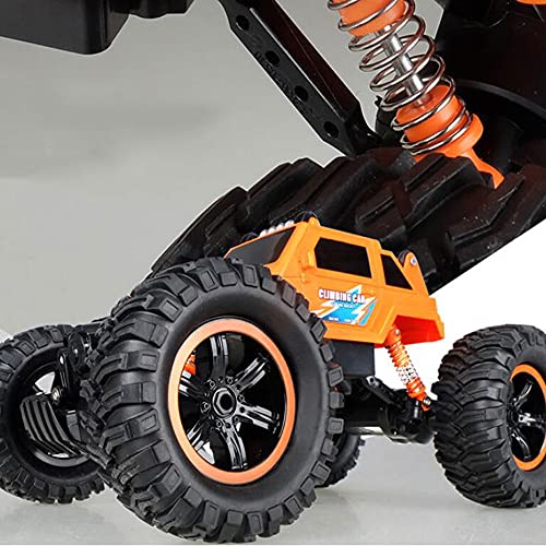 MADBLR7 1:14 Coches RC Rock Vehículo todoterreno Escalador Camión 2.4Ghz 4WD Radio de alta velocidad Rastreadores Chariot Racing Carrera rápida eléctrica Buggy Neumático Amortiguadores Derrapaje agres