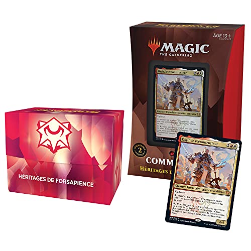 Magic The Gathering- Deck Commander Strixhaven-Heredos de Forsapience (Rojo-Blanco) (Wizards of The Coast C86011010)