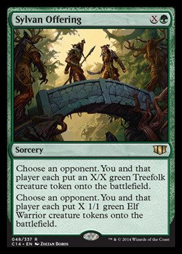 Magic The Gathering - Sylvan Offering (048/337) - Commander 2014 by