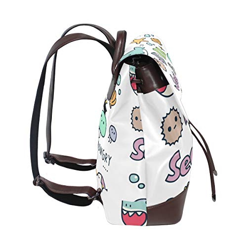 MALPLENA Daypack Hungry Marine Organism Mochila de viaje