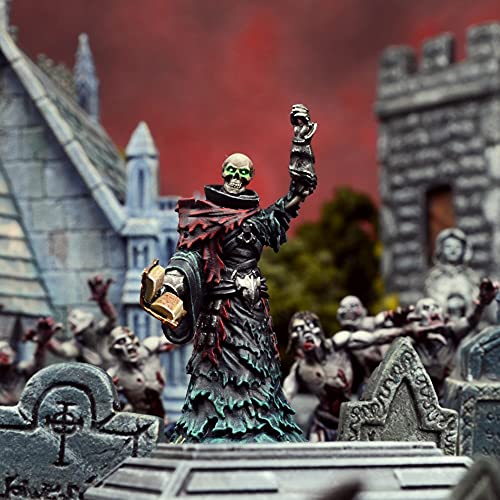 Mantic Games-Nigromante Undead Modelo en Miniatura, Color no aplicable. (MGKWU102)