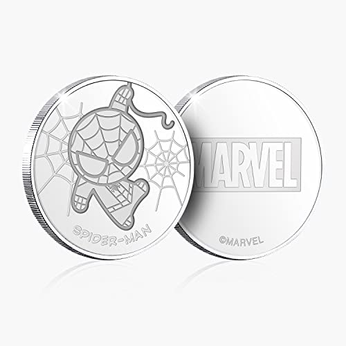 Marvel Character Gift Edición Limitada Spiderman Kawaii Moneda de plata coleccionable