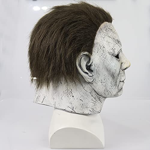 Máscara de Michael Myers para cosplay de terror, Halloween, cara completa, de látex