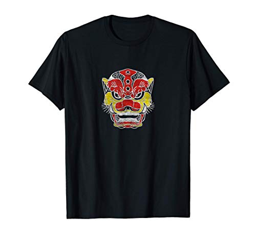 Máscara japonesa Yokai Harajuku Demon Camiseta