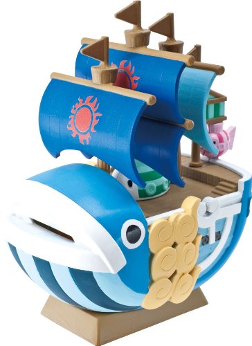 Megahouse One Piece Chara Bank Series Sun's Pirate Ship with Fisher Tiger by by