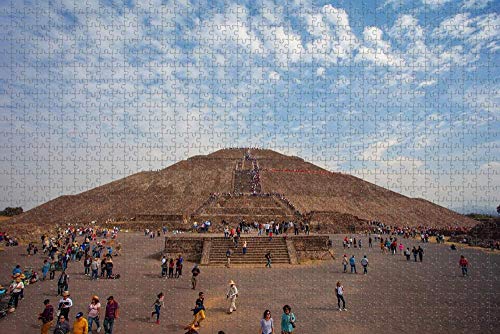 México Pirámide de la Luna San Juan Teotihuacan Rompecabezas para Adultos 1000 Piezas Regalo de Viaje de Madera Recuerdo