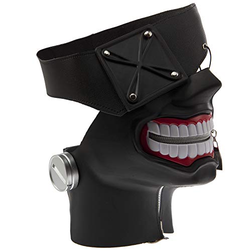 MHBY Máscara de Halloween, Máscara de Tokyo Ghoul Máscaras de Anime Cosplay de Halloween Disfraces de Goma Accesorio de máscara Accesorios