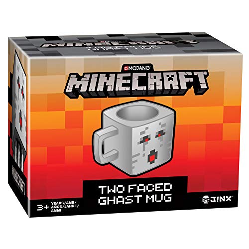 Minecraft Jinx 10868 Two Faced Ghast - Vaso de plástico (290 ml), multicolor