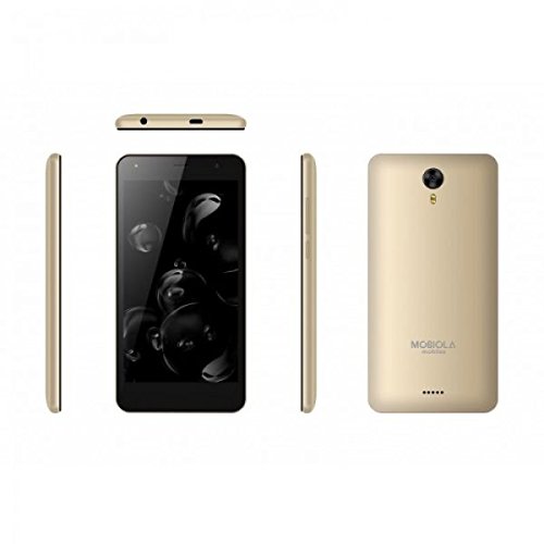 Mobiola Inti 12,7 cm (5") 2 GB 16 GB SIM Doble 4G Oro 2100 mAh - Smartphone (12,7 cm (5"), 2 GB, 16 GB, 13 MP, Android 7.0, Oro)