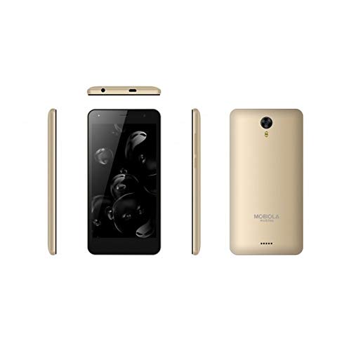 Mobiola Inti 12,7 cm (5") 2 GB 16 GB SIM Doble 4G Oro 2100 mAh - Smartphone (12,7 cm (5"), 2 GB, 16 GB, 13 MP, Android 7.0, Oro)