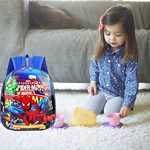 Mochila Spiderman para niños Mochila escolar para niños Spider Man Marvel Superheroes Mochila 3D Paquete para niños pequeños