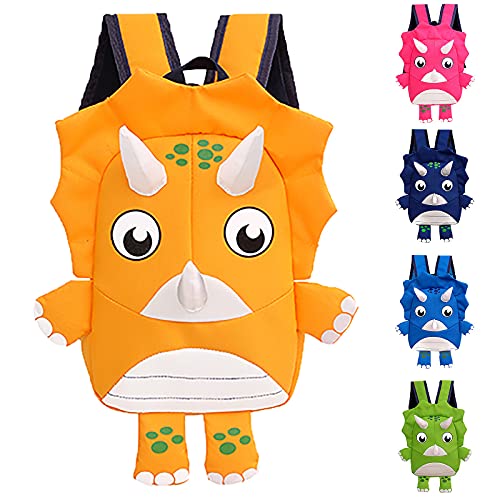 Moda infantil unisex animal de dibujos animados lindo pequeño dinosaurio mochila mochila para niños pequeños