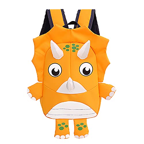 Moda infantil unisex animal de dibujos animados lindo pequeño dinosaurio mochila mochila para niños pequeños