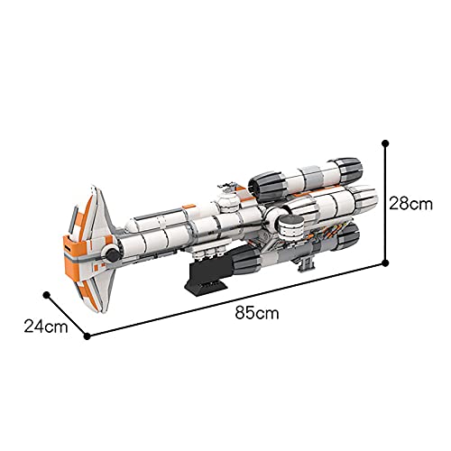 Modelo de fragata ligera con cabeza de martillo, juego de construcción de piezas Star Wars serie 3607 MOC Modelo exclusivo de coleccionista, compatible con LG Star Wars