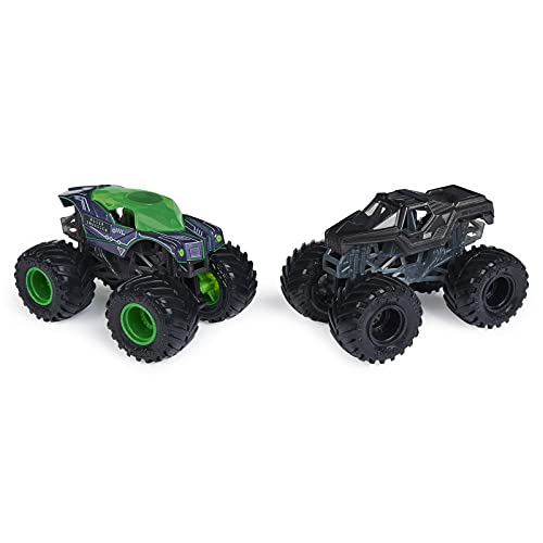 Monster Jam 2020 Color Change 1:64 Scale 2-Pack Alien Invasion vs. Soldier Fortune Black Ops