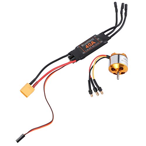 Motor RC ESC, Motor sin escobillas ESC Función de Armado Seguro Peso Ligero Múltiples Funciones de protección para helicóptero RC Drone Modelo FPV