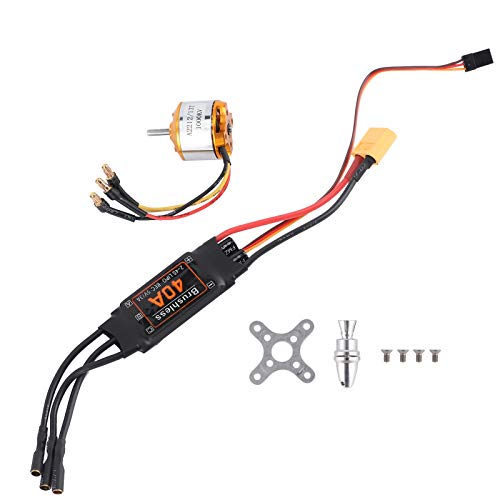 Motor RC ESC, Motor sin escobillas ESC Función de Armado Seguro Peso Ligero Múltiples Funciones de protección para helicóptero RC Drone Modelo FPV