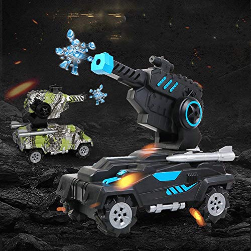 NA ZGGYA RC Grande Remote Control de Bombas del Tanque Puede Disparar Agua, Electricidad Cannon, Infrarrojos Modo, Juguete Batalla de niños Coche teledirigido, niño con el Objetivo