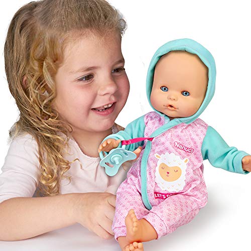 Nenuco-Dormilón ! Muñeco con ojos durmientes, regalo ideal para niñas y niños a partir de 2 años + (Famosa 700016258)