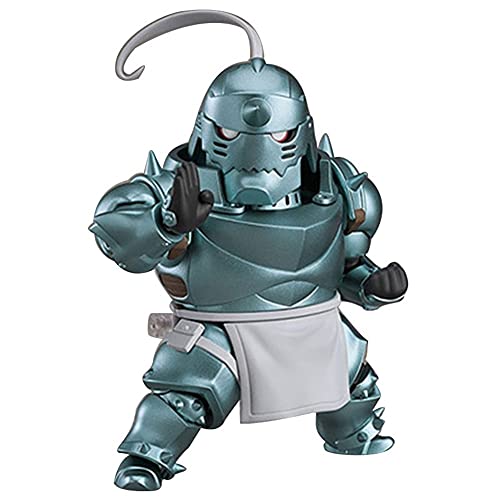 Neopllo Figuras de acción Alquimista Fullmetal Alphemist Alphonsons Alphonse Elric Q versión Nendoroide Muñeca Anime Figura 10 cm Figura Muñeca Estatua Regalo Modelo Caracteres Adornos Estatua Decorac