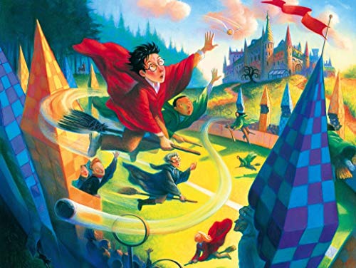 New York Puzzle Company - Puzzle de 500 Piezas, diseño de Harry Potter Quidditch