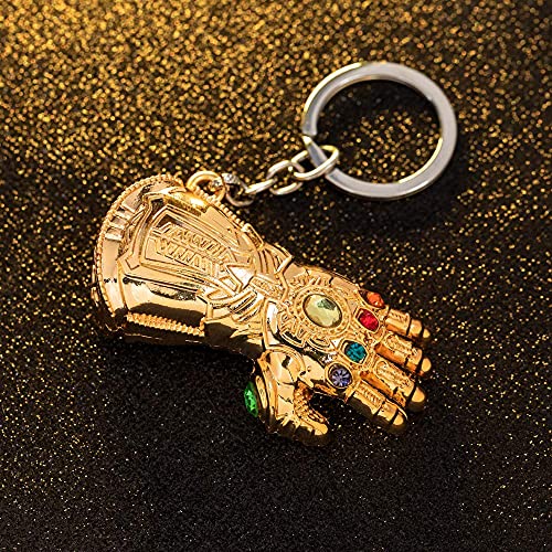 Nexthops Llavero The Avengers Keychain Los Vengadores Iron Man Thanos Guantes Thor Hammer Capitán América Adorno en Coche Colección Costume Accesorio Juguete Aleación Unisex para Fans de Anime