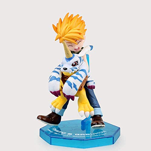 No Digimon Adventure Ishida Yamato-Gabumon 11.5cm Anime Fans Figura de Regalo Yamato-Gabumon