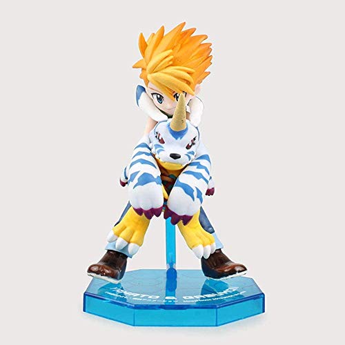 No Digimon Adventure Ishida Yamato-Gabumon 11.5cm Anime Fans Figura de Regalo Yamato-Gabumon