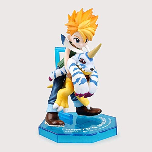 No Digimon Adventure Ishida Yamato-Gabumon 11.5cm Anime Fans Figura de Regalo Yamato-Gabumon