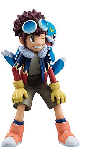 No Digimon Adventure Motomiya Daisuke-V-Mon 10cm Anime Fans Figura de Regalo Davis-V-Mon 10cm