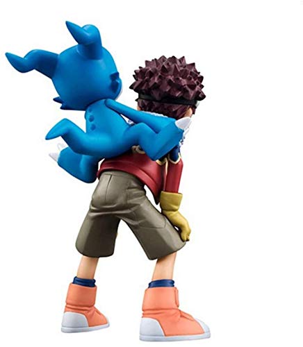 No Digimon Adventure Motomiya Daisuke-V-Mon 10cm Anime Fans Figura de Regalo Davis-V-Mon 10cm