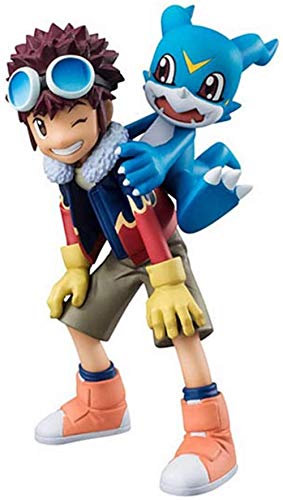 No Digimon Adventure Motomiya Daisuke-V-Mon 10cm Anime Fans Figura de Regalo Davis-V-Mon 10cm