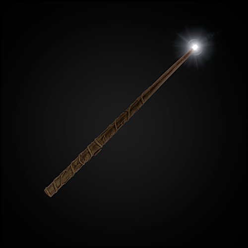 Noble Collection- Réplica Harry Potter Varita Hermione Granger con luz, Multicolor (HERMIONEWAND)