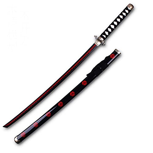 One Piece Kimetsu No Yaiba para Roronoa Zoro/Shusui 104/80cm Katana,Accesorios De rol De Anime, Modelo De Juguete, Exquisita De Madera Hecha A Mano, AñO Nuevo