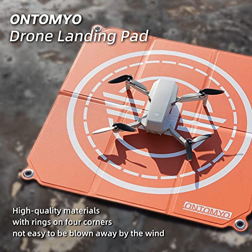 ONTOMYO Almohadilla de aterrizaje para drones Mini 2 de 20 pulgadas, plegable, universal, impermeable, 50 cm, para DJI Mini 2/SE/Mavic Mini, DJI Air 2S, Mavic Air 2, Mavic 2 Pro Drone Accesorios