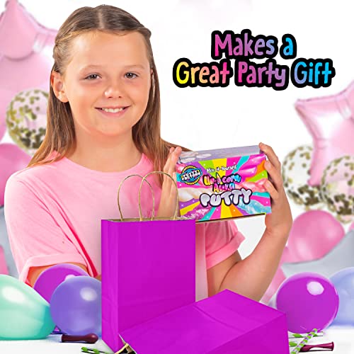 Original Stationery Putty Slime Aura de Unicornio, Kit de Masilla Tipo Slime Que Brilla en la Oscuridad- Fidget Antistress para Niños Set Manualidades Regalos de Unicornio para Niñas