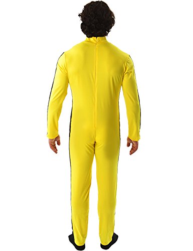 ORION COSTUMES Hombre Amarillo Artes marciales mono película Disfras a la moda